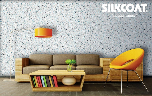 SilkcoatLiquidWallpaperDecorativeInteriorWallSilkPlasterWhite&Red