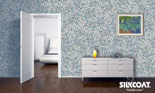 SilkcoatLiquidWallpaperDecorativeInteriorCoatingSilkPlasterLightPink