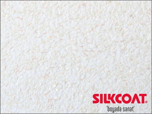 SilkcoatLiquidWallpaperDecorativeInteriorWallSilkPlasterWhite-Pink