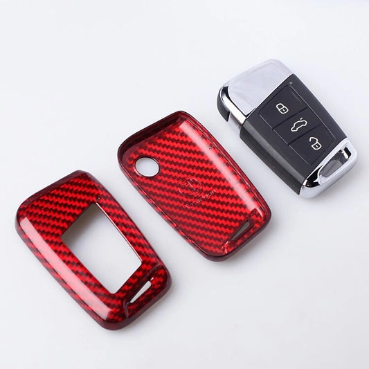 SkodaSuperbCarbonFibreKeyCover