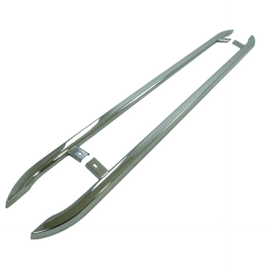 StainlessSteelAngularOEStyleSideBarsfortheVolkswagenTransporterT6SWB