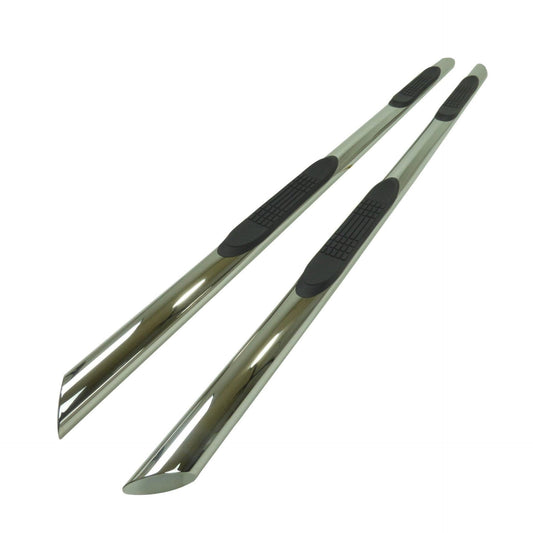 StainlessSteelSideBarswithStepPadsforVolkswagenTransporterT5SWB