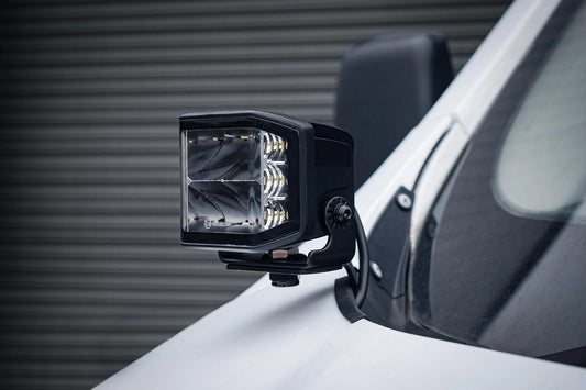 StealthLEDFordTransit2020+Twin4″DarkForceLEDBonnetKit–16,800Lumens