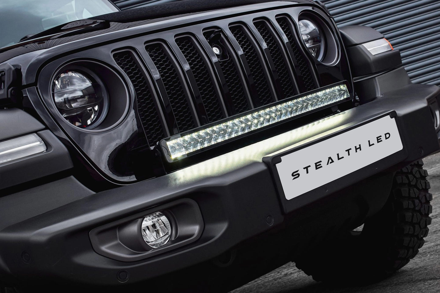 StealthLEDJEEPWranglerJL2019+30″LuminousLEDIntegrationGrilleKit–25,200Lumens