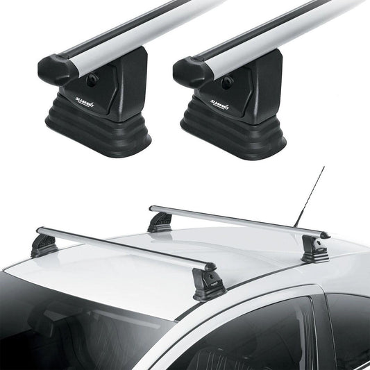 SummitSUP-A016PremiumAluminiumMulti-FitRoofBars,Lockable,Setof2