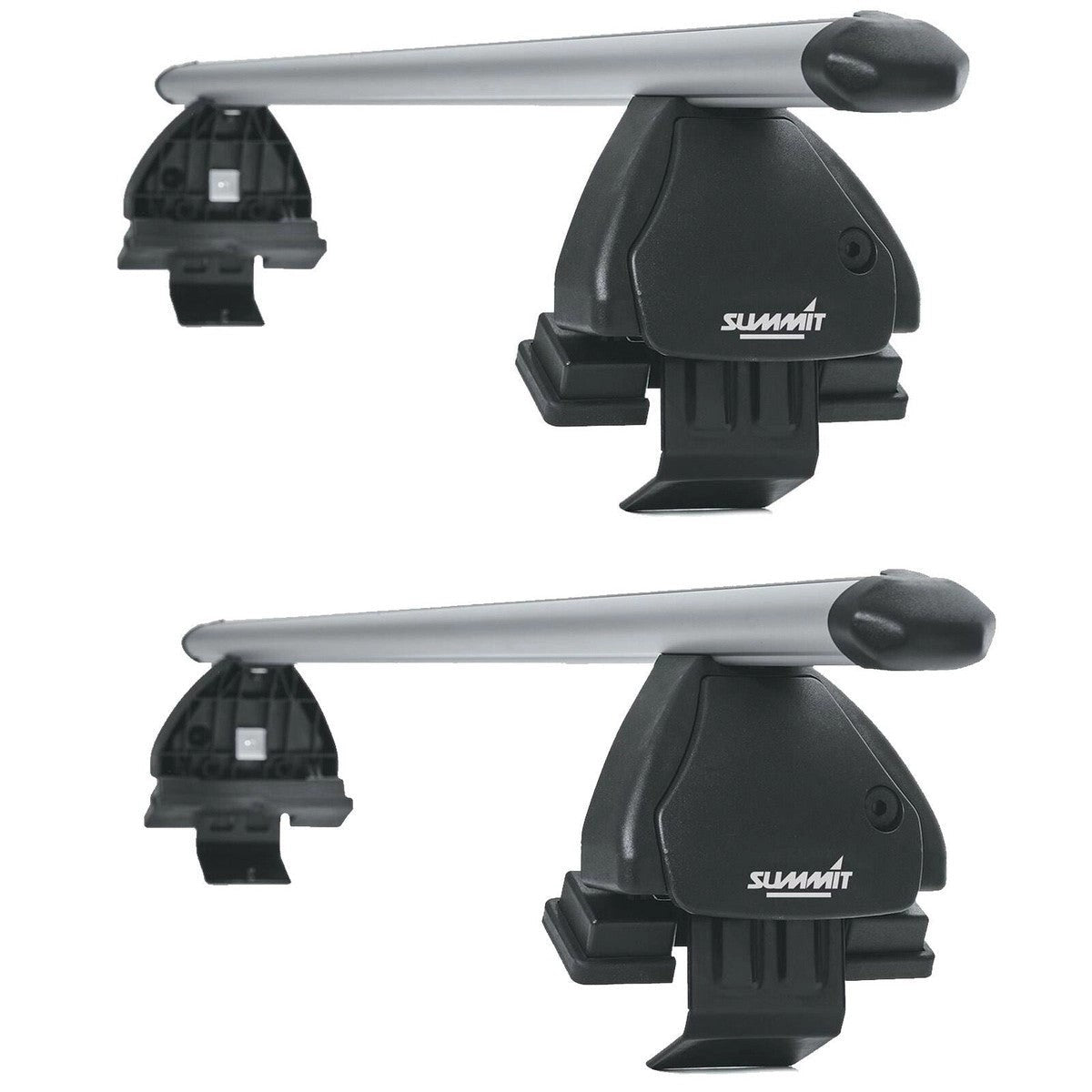 SummitSUP-A101PremiumAluminiumMulti-FitRoofBars,Lockable,Setof2