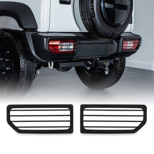 SuzukiJimny2018+BlackRearTailLightCovers