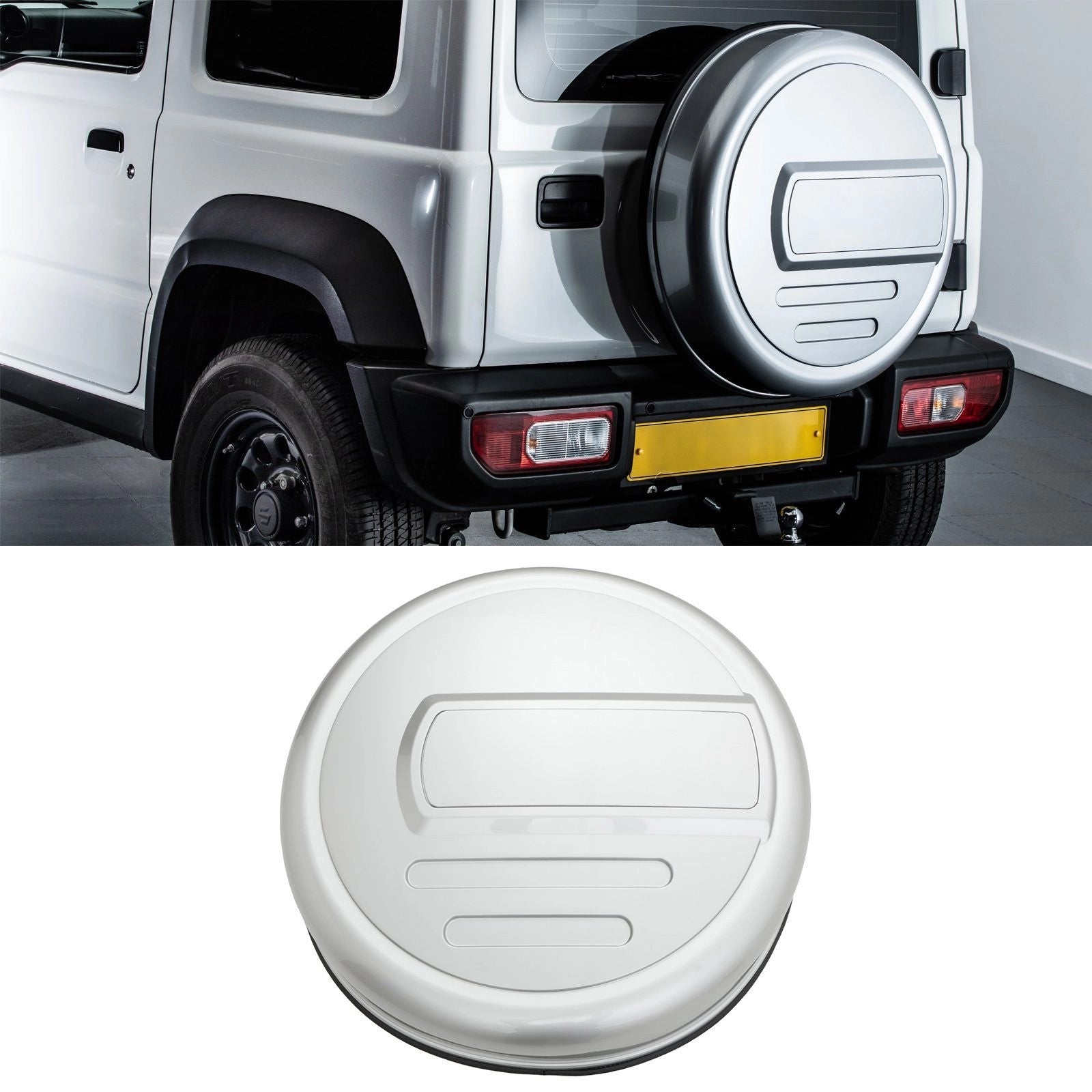 SuzukiJimnyJB642018+SilkySilverSpareWheelCover