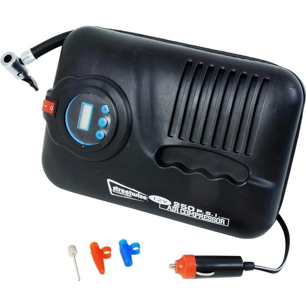 Swac5Slim12vDigitalAutomaticCut-offCarVanBikeTyreCompressorInflator