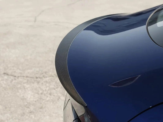 TeslaModel3CarbonFibreRearBootSpoilerLip(2017-2020Models)