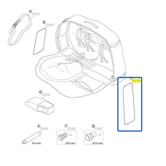 ThuleFrontBoardSpare/ReplacementPart1500052545/52545