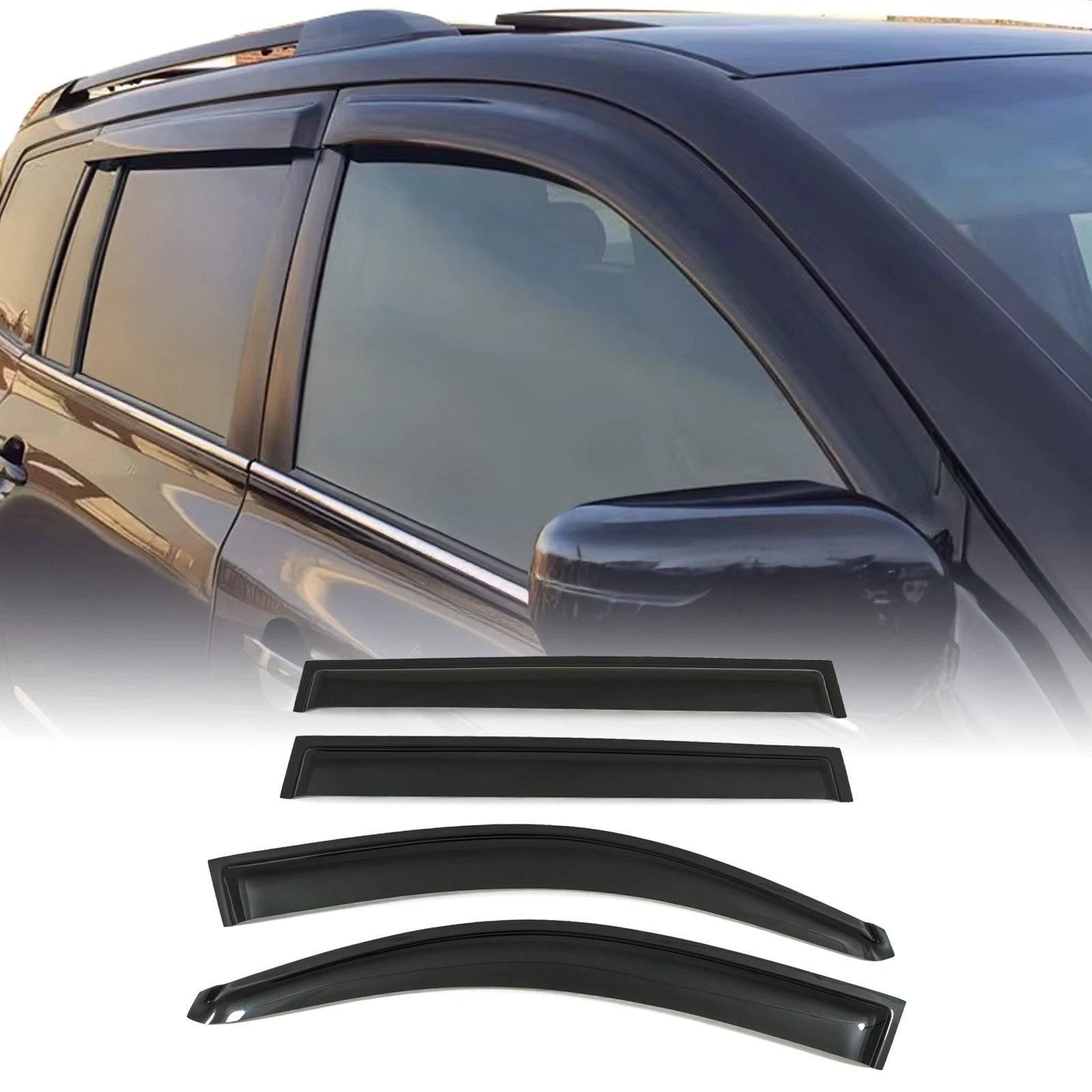 ToyotaHighlanderXU4008-13BlackWindDeflectors