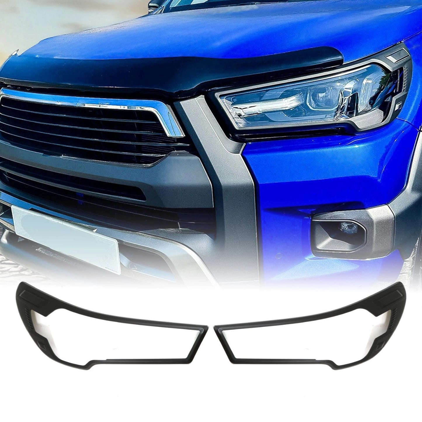ToyotaHiluxInvincibleX2021+HeadlightSurroundTrimKit