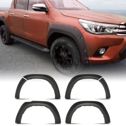 ToyotaHiluxMK82021+MatteBlackWheelArchesKit