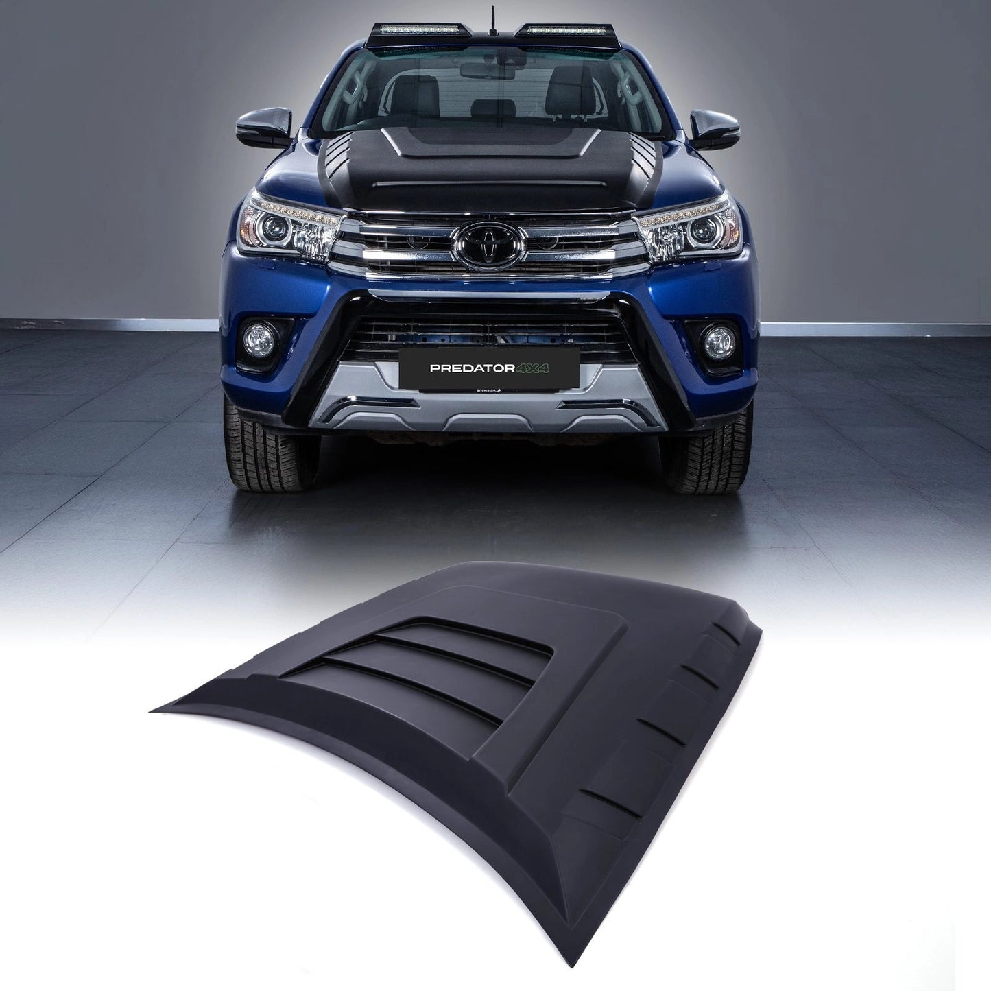ToyotaHiluxRevo15-20BlackBonnetScoop