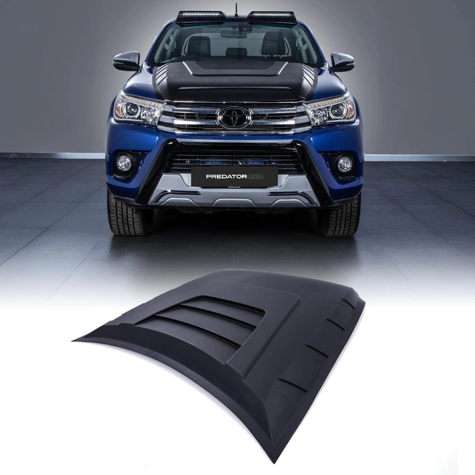ToyotaHiluxRevo15-20BlackBonnetScoop