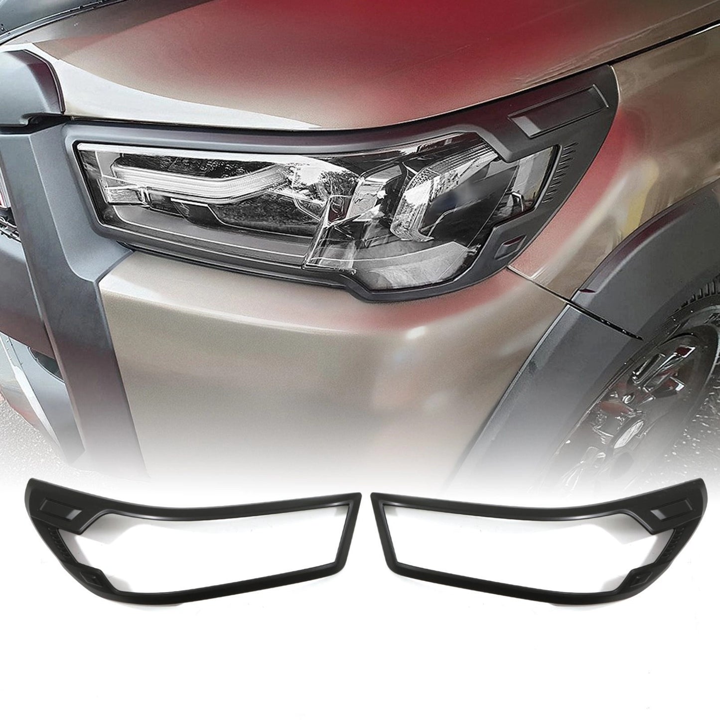 ToyotaHiluxRevo2020+HeadlightSurroundTrimKit