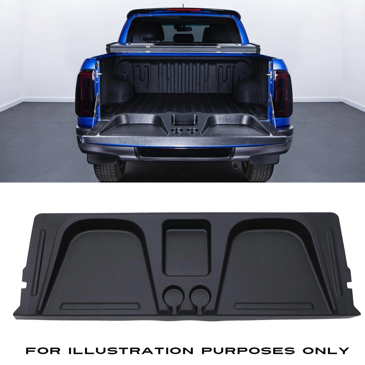 ToyotaHiluxRevoMK92021+BlackTailgateSeatWithCupHolders