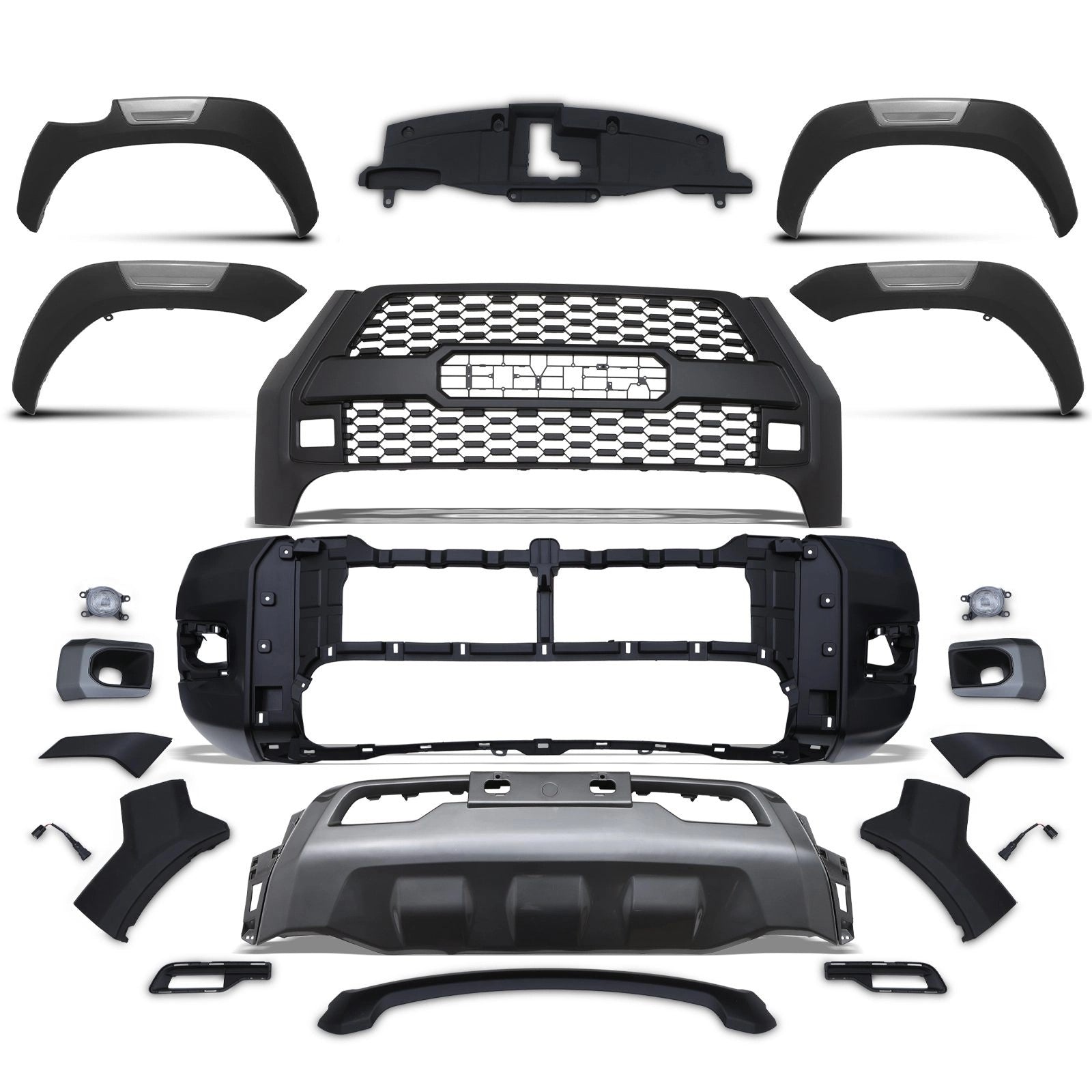 ToyotaHiluxRevoMK92021+InvincibleXBodyKitConversionBumperAndWheelArches