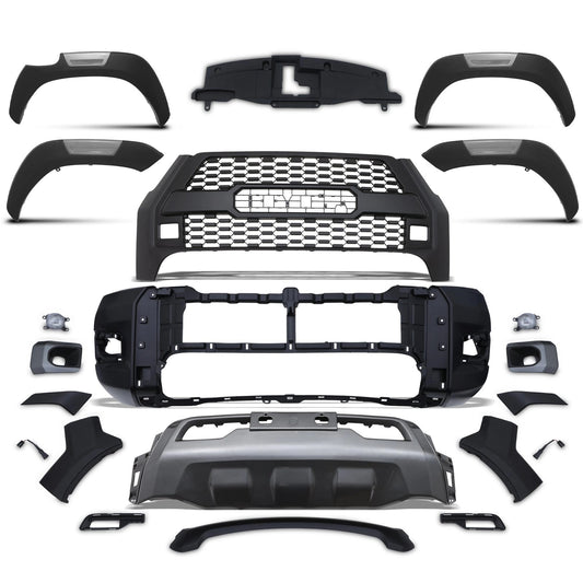 ToyotaHiluxRevoMK92021+InvincibleXBodyKitConversionBumperAndWheelArches