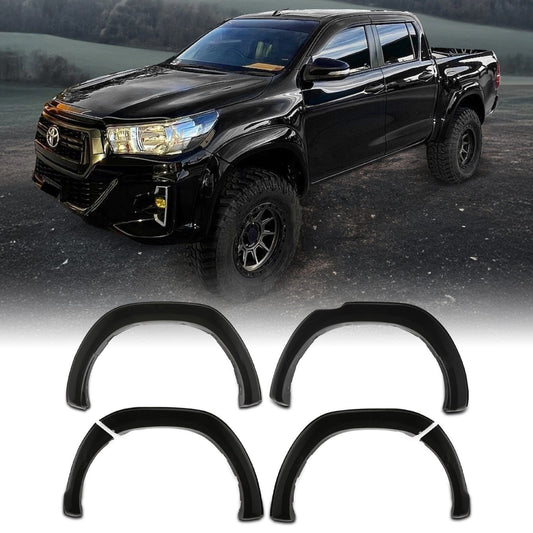 ToyotaHiluxRocco18-20GlossBlackTRDLookWheelArches