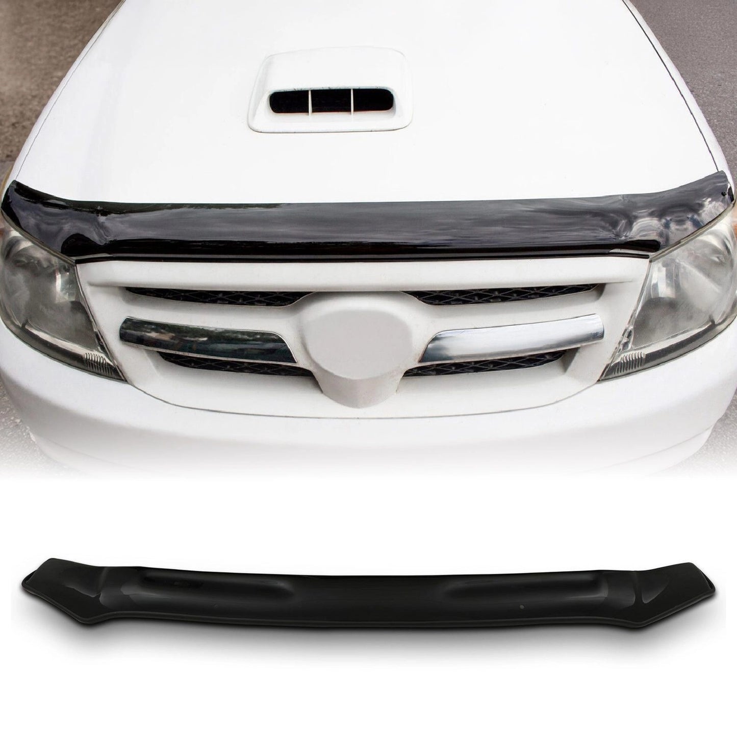 ToyotaHiluxVigo05-11BlackBonnetGuardCover