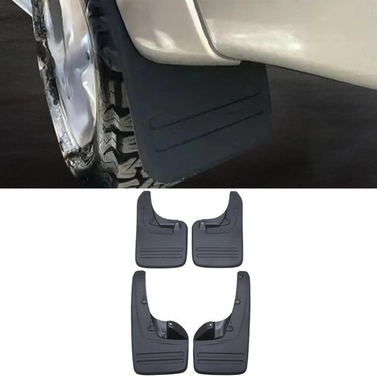 ToyotaHiluxVigoMK74WD05-15BlackMudGuardFlaps