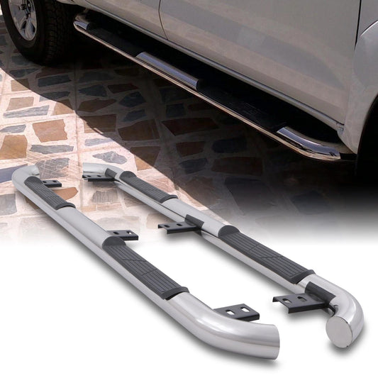 ToyotaHiluxVigoSilverSideStepsRails