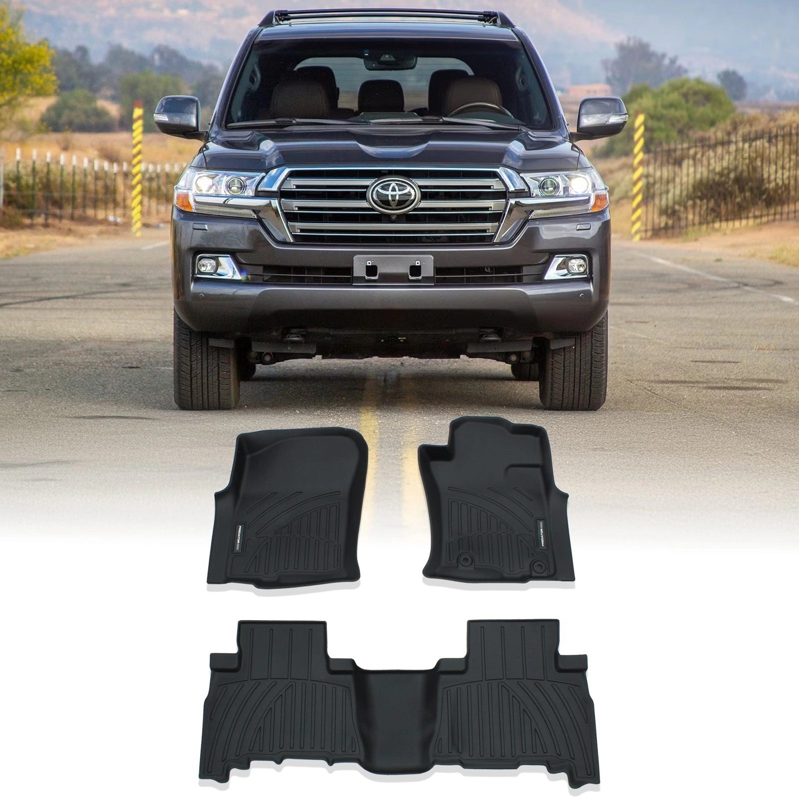 ToyotaLandCruiserJ20009-21BlackRubberFloorMats