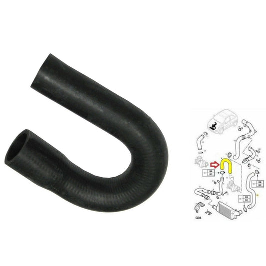 TurboIntercoolerHosePipeFitsCorsaCCombo1.7Dti.,1302604,Gm24406722