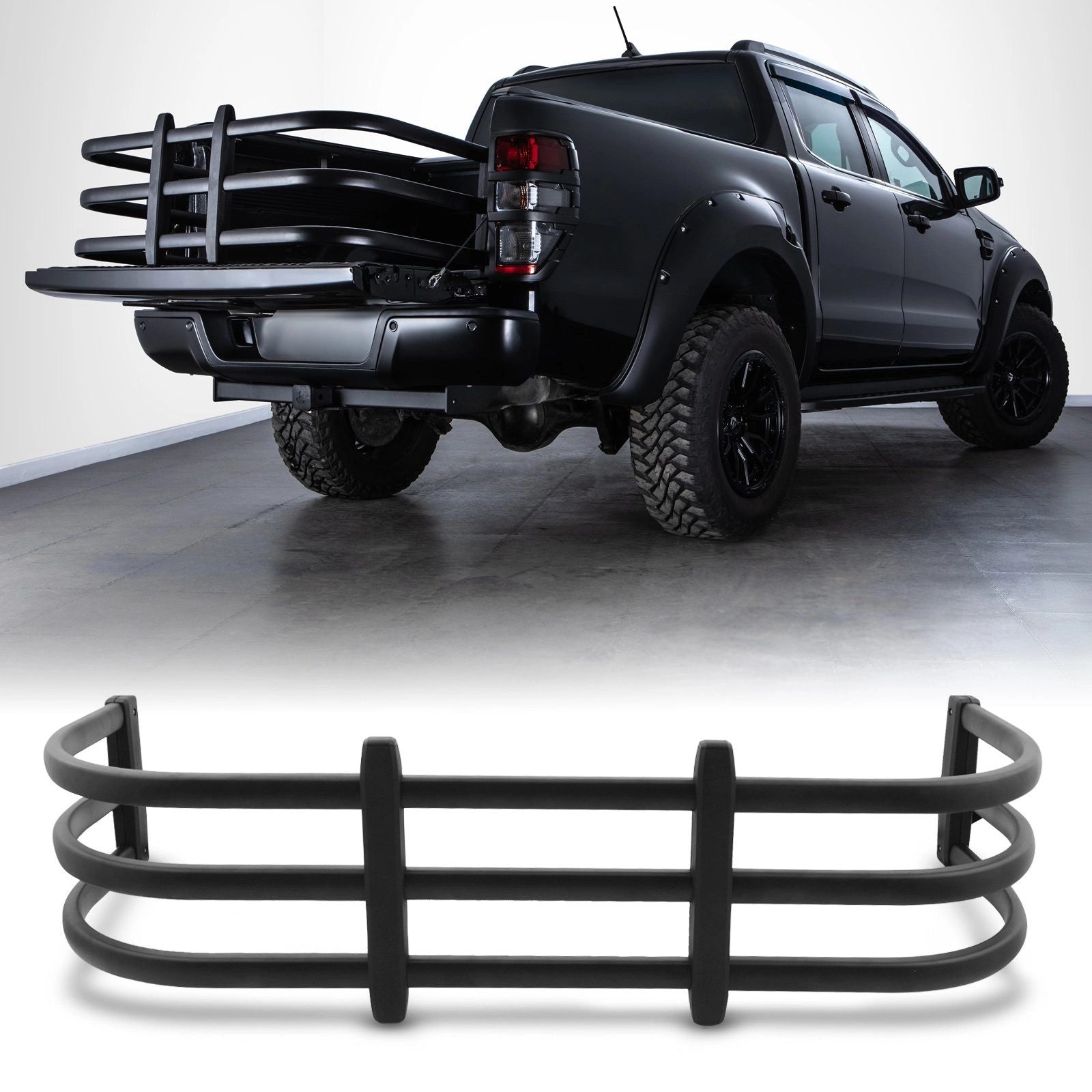 UniversalBlackTruckBedTailgateExtender
