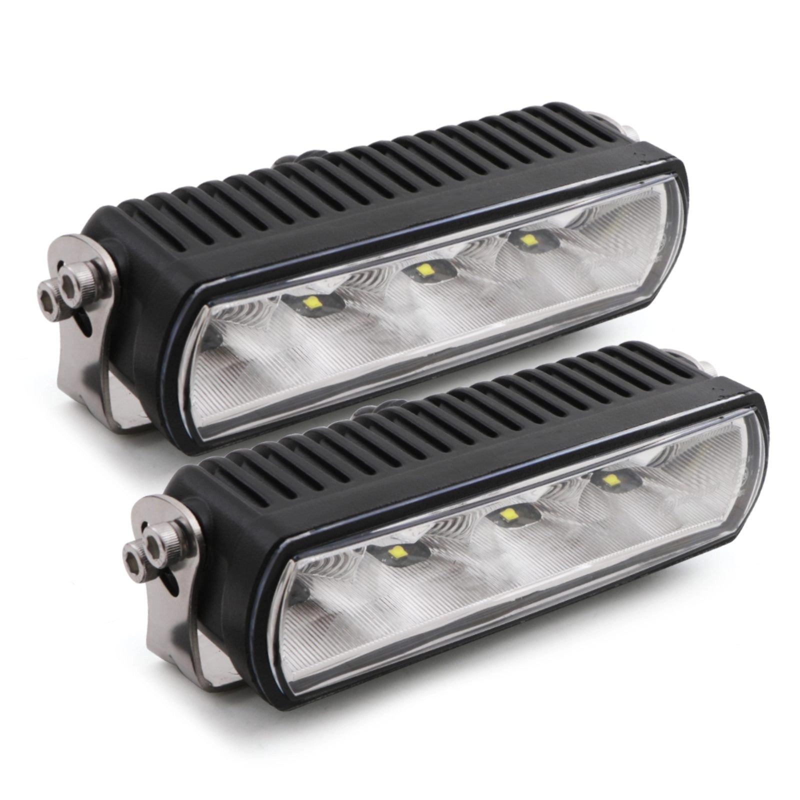 UniversalEmarkedDIY2x6BlackGrilleLightKit