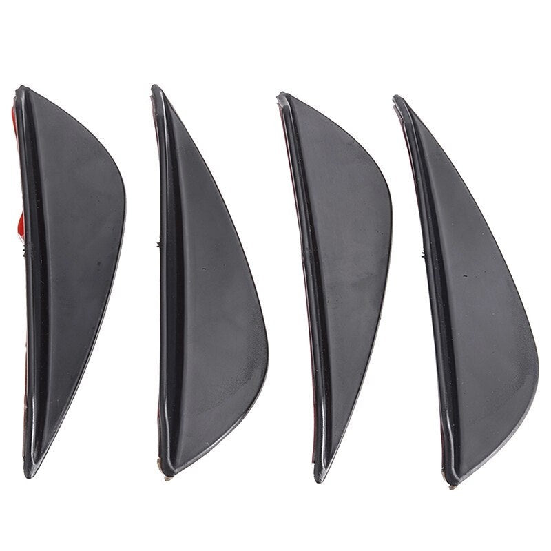 UniversalFrontBumperCanards/GlossBlack(FitsAllCars)