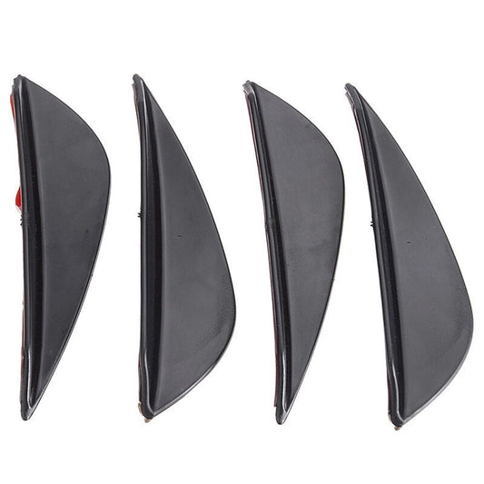 UniversalFrontBumperCanards/GlossBlack(FitsAllCars)