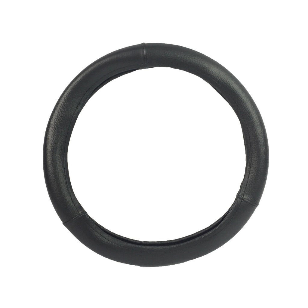 UniversalGripSteeringWheelCoverGlove,BlackLuxuryHqLeatherCar