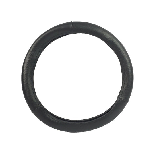 UniversalGripSteeringWheelCoverGlove,BlackLuxuryHqLeatherCar