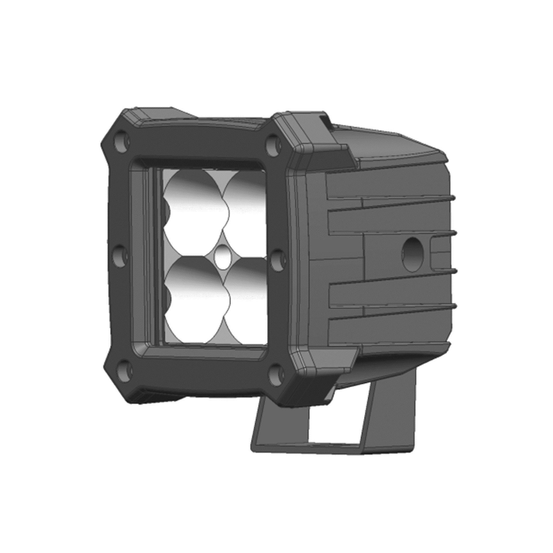 UniversalSquare4LEDx5WOSRAMLEDWorkSpotlight