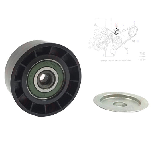 V-RibbedBeltTensionerPulleyFitsTransitBoxerDucatoRelay2.2D1117008