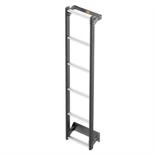 VanGuardRearDoor6-StepAluminiumULTILadderwithBespokeFittingKitfortheFiatDucato2006-2021