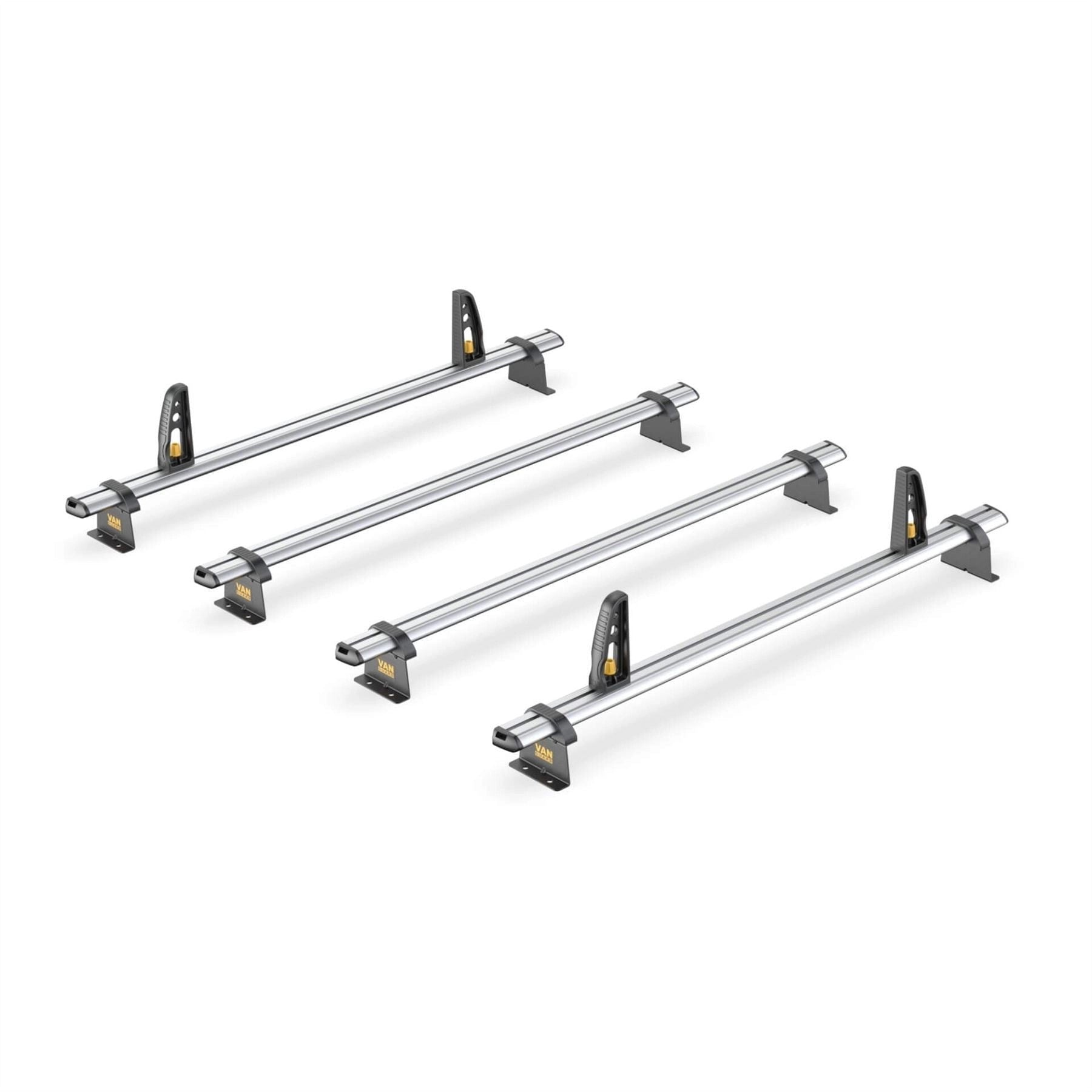 VanGuardULTIBar+(Aluminium)-4RoofBarsfortheRenaultTrafic2001-2014(HighRoof)