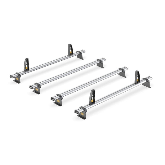 VanGuardULTIBar+(Aluminium)-4RoofBarsfortheVauxhallOpelMovano2010-2021