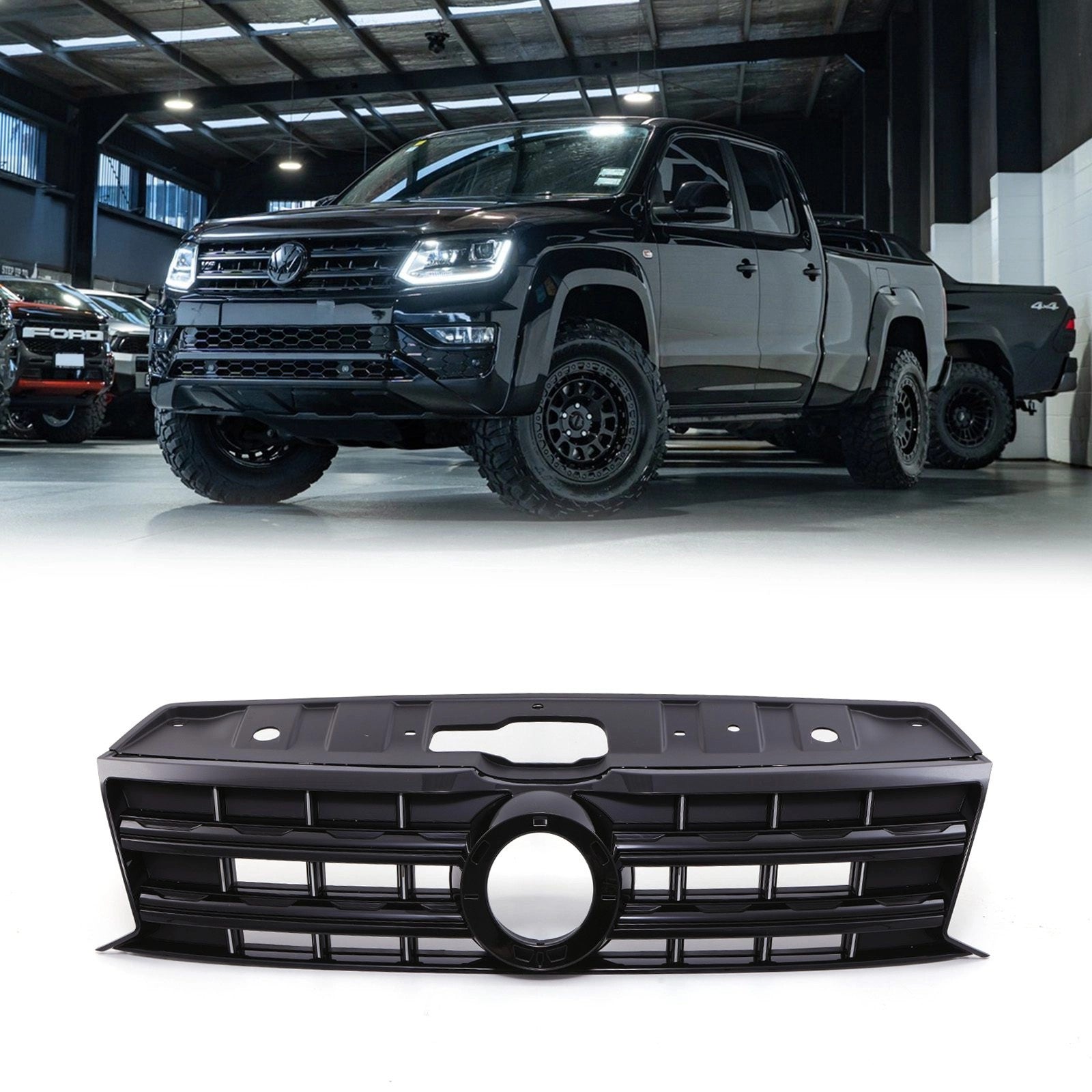 VolkswagenAmarokMK110-20GlossBlackFrontBadgedGrille