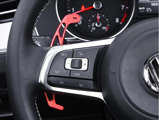 VolkswagenGolf/Polo/SciroccoDSGAluminiumReplacementPaddleShifterExtensions(2013-2021Models)-StyleA