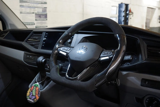 VolkswagenGolfMK8CarbonFibreSteeringWheel(2020+Models)