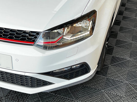 VolkswagenPoloMK5HeadlightEyebrowsGlossBlack(2009-2017Models)