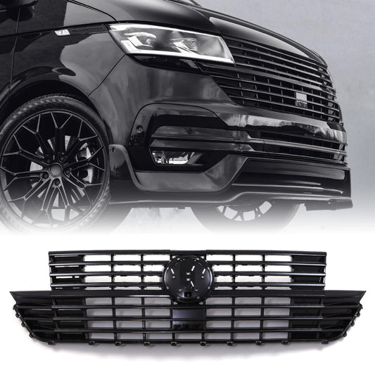 VolkswagenTransporterT6.12019+GlossBlackBadgedGrille