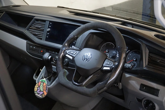 VolkswagenTransporterT6.1CarbonFibreSteeringWheel(2020+Models)