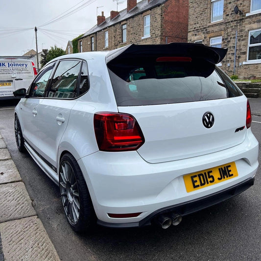 VolkwagenPoloMK56R/6CGlossBlack/CarbonFibreSlickSpoiler(2009-2017Models)