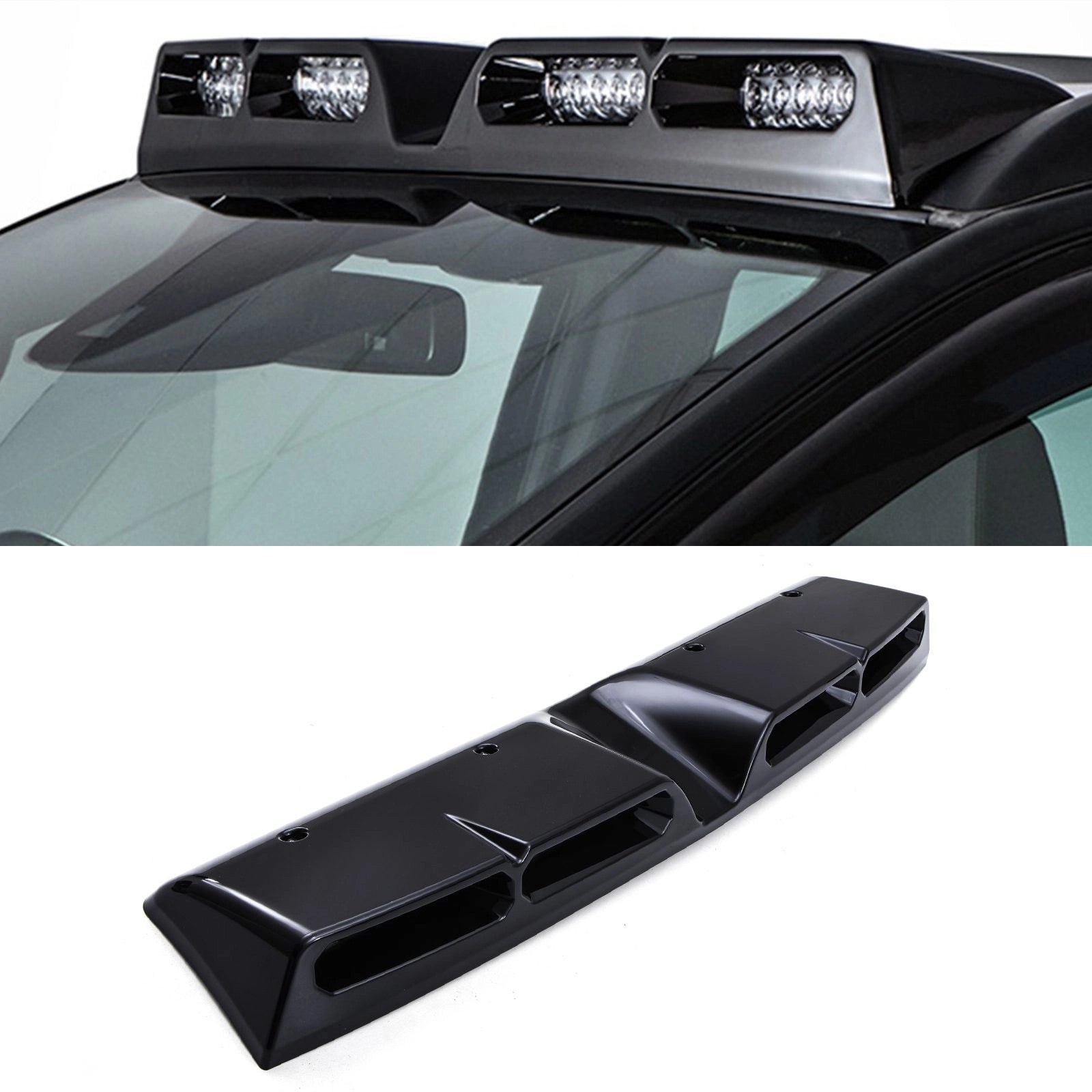 VWAmarokMK12010-2020QuadRoofLightWithLEDLights