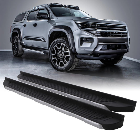 VWAmarokMK22023+AluminiumSideSteps